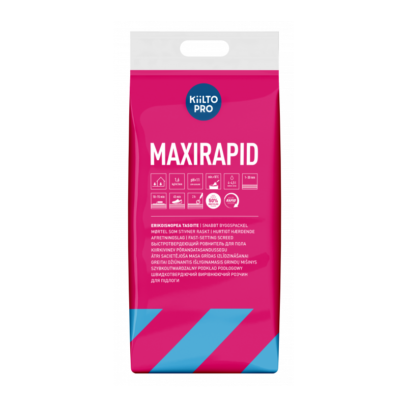 Kiilto Maxirapid Kiirkivinev põrandatasandussegu 1-30 mm