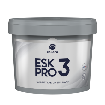 55536 - ESK PRO 3  - 9 L täismatt lae- ja seinavärv 