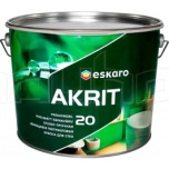 Akrit 20, seina- ja laevärv. Niiskuskindel 9,5L