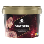 Mattilda Täismatt pestav seinavärv (Must) 9,5l